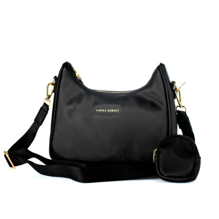 Sac-à-main Femme Laura Ashley CLARENCE-NOIR Noir 25 x 20 x 10 cm: Plus de 300.000 produits de grandes marques en vente directe à