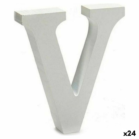 Lettre Pincello V Blanc 2 x 11 cm (24 Unités): Plus de 300.000 produits de grandes marques en vente directe à prix usine sur cad