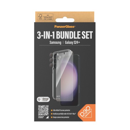 Protection pour téléphone portable Panzer Glass B1211+7351 Transparent Galaxy S24 Plus: Plus de 300.000 produits de grandes marq