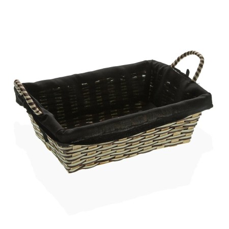 Corbeille à Pain Versa Noir Bambou Algues marines (19 x 9 x 27 cm): Plus de 300.000 produits de grandes marques en vente directe