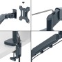 Support de table d'écran Leitz Ergo Space Saving 17 32: Plus de 300.000 produits de grandes marques en vente directe à prix usin