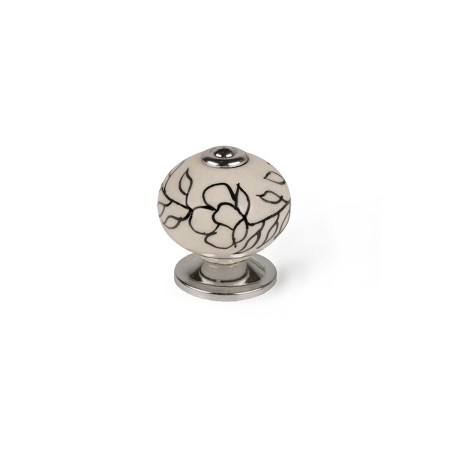 Pommeau Rei e504 Blanc Métal Fleur Ø 40 x 36 mm 4 Pièces: Plus de 300.000 produits de grandes marques en vente directe à prix us