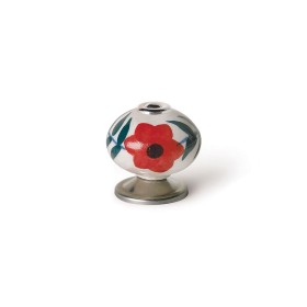 Pommeau Rei e500 Rouge Métal Fleur Ø 40 x 36 mm 4 Pièces: Plus de 300.000 produits de grandes marques en vente directe à prix us