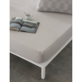 Drap housse Naturals ELBA Gris clair 90 x 190/200 cm (Lit 1 persone): Plus de 300.000 produits de grandes marques en vente direc
