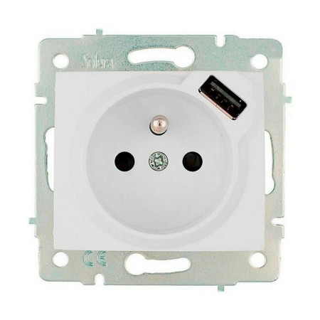 Socle de prise Solera erp60fusb Européen Bipolaire Blanc 16 A Intégré: Plus de 300.000 produits de grandes marques en vente dire