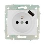 Socle de prise Solera erp60fusb Européen Bipolaire Blanc 16 A Intégré: Plus de 300.000 produits de grandes marques en vente dire