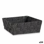 Panier Kipit A3-6930A9 Noir Tissu 2,4 L 20 x 8 x 24 cm Tressée (24 Unités): Plus de 300.000 produits de grandes marques en vente