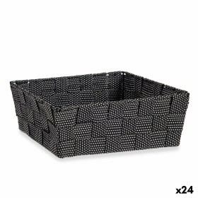 Panier Kipit A3-6930A9 Noir Tissu 2,4 L 20 x 8 x 24 cm Tressée (24 Unités): Plus de 300.000 produits de grandes marques en vente