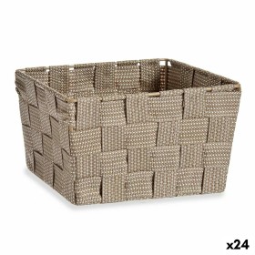 Panier Kipit A3-6878 Marron Tissu 15 x 11 x 20 cm Tressée (24 Unités): Plus de 300.000 produits de grandes marques en vente dire