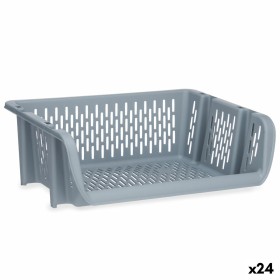 Panier de légumes Kinvara Q-SHELF-2 Gris polypropylène 30 x 13,5 x 38,7 cm (24 Unités): Plus de 300.000 produits de grandes marq