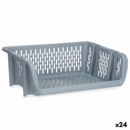 Panier de légumes Kinvara Q-SHELF-2 Gris polypropylène 30 x 13,5 x 38,7 cm (24 Unités): Plus de 300.000 produits de grandes marq