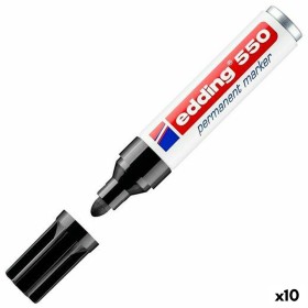 Marqueur permanent Edding 550 Noir (10 Unités): Plus de 300.000 produits de grandes marques en vente directe à prix usine sur ca