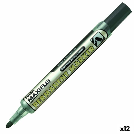 Marqueur permanent Pentel Maxiflo NLF50 Noir (12 Unités): Plus de 300.000 produits de grandes marques en vente directe à prix us
