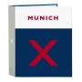 Reliure à anneaux Munich College Gris A4 (27 x 33 x 6 cm): Plus de 300.000 produits de grandes marques en vente directe à prix u