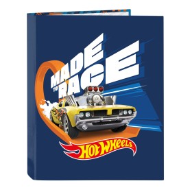 Reliure à anneaux Hot Wheels Speed club Orange Blue marine A4 (26.5 x 33 x 4 cm): Plus de 300.000 produits de grandes marques en