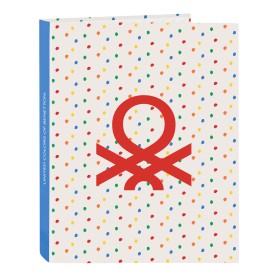 Reliure à anneaux Benetton Topitos A4 (26.5 x 33 x 4 cm): Plus de 300.000 produits de grandes marques en vente directe à prix us