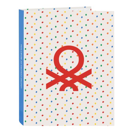 Reliure à anneaux Benetton Topitos A4 (26.5 x 33 x 4 cm): Plus de 300.000 produits de grandes marques en vente directe à prix us