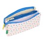 Trousse Fourre-Tout Triple Benetton Topitos Blanc (22 x 12 x 3 cm): Plus de 300.000 produits de grandes marques en vente directe