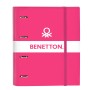 Reliure à anneaux Benetton Raspberry Fuchsia (27 x 32 x 3.5 cm): Plus de 300.000 produits de grandes marques en vente directe à 