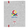 Reliure à anneaux Benetton Pop Gris (27 x 32 x 3.5 cm): Plus de 300.000 produits de grandes marques en vente directe à prix usin