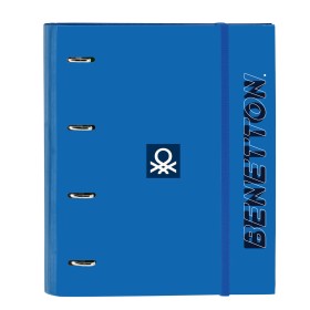 Reliure à anneaux Benetton Deep water Bleu (27 x 32 x 3.5 cm): Plus de 300.000 produits de grandes marques en vente directe à pr