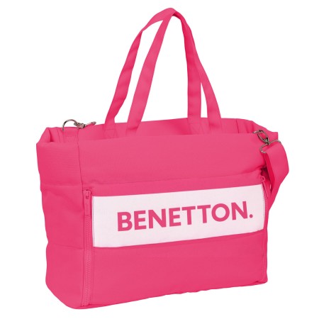 Housse pour ordinateur portable Benetton Raspberry Fuchsia (54 x 31 x 17 cm): Plus de 300.000 produits de grandes marques en ven