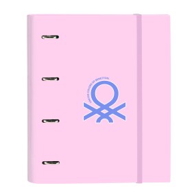 Reliure à anneaux Benetton Pink Rose (27 x 32 x 3.5 cm): Plus de 300.000 produits de grandes marques en vente directe à prix usi