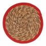 Dessous de plat Naturel Rouge Fibre naturelle (30 x 1 x 30 cm) (48 Unités): Plus de 300.000 produits de grandes marques en vente