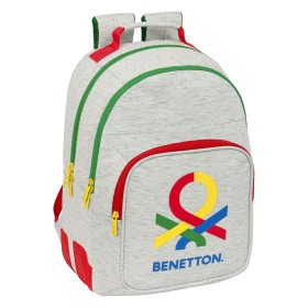 Cartable Benetton Pop Gris (32 x 42 x 15 cm): Plus de 300.000 produits de grandes marques en vente directe à prix usine sur cade
