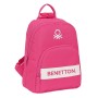 Sac à dos Casual Benetton Raspberry Fuchsia 13 L: Plus de 300.000 produits de grandes marques en vente directe à prix usine sur 