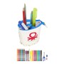 Trousse Scolaire avec Accessoires Benetton Topitos Blanc (8 x 19 x 6 cm) (32 Pièces): Plus de 300.000 produits de grandes marque