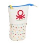 Trousse Scolaire avec Accessoires Benetton Topitos Blanc (8 x 19 x 6 cm) (32 Pièces): Plus de 300.000 produits de grandes marque