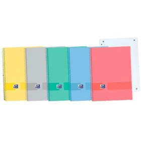Cahier Oxford &You Europeanbook 0 Multicouleur A4 100 Volets Couvercle rigide 5 Pièces: Plus de 300.000 produits de grandes marq