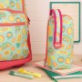 Trousse d'écolier Milan Frutikis Accessoires 4 compartiments Vert Orange 22,5 x 11,5 x 11 cm: Plus de 300.000 produits de grande
