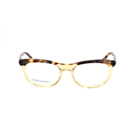 Monture de Lunettes Unisexe Dsquared2 DQ5033-56A Marron Ø 51 mm: Plus de 300.000 produits de grandes marques en vente directe à 