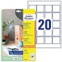 Étiquettes adhésives Avery Blanc 25 Volets 45 x 45 mm: Plus de 300.000 produits de grandes marques en vente directe à prix usine