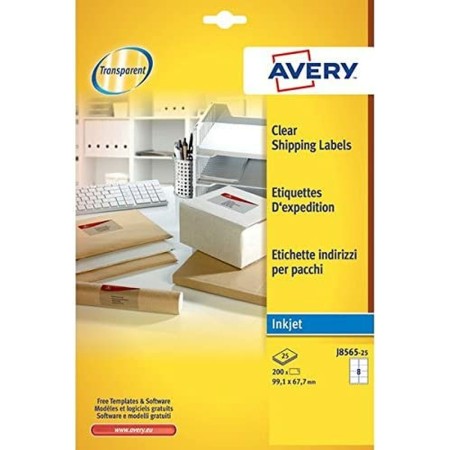 Étiquettes adhésives Avery 99,1 x 67,7 mm Transparent: Plus de 300.000 produits de grandes marques en vente directe à prix usine