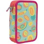 Plumier double Milan Frutikis Vert Orange 19,5 x 13 x 5 cm: Plus de 300.000 produits de grandes marques en vente directe à prix 