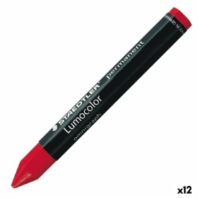 Crayons gras de couleur Staedtler Lumocolor Permanent Rouge (12 Unités): Plus de 300.000 produits de grandes marques en vente di