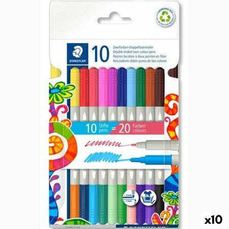 Ensemble de Marqueurs Staedtler Noris 3280 Multicouleur (10 Unités): Plus de 300.000 produits de grandes marques en vente direct