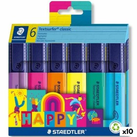 Ensemble de Marqueurs Fluorescents Staedtler Textsurfer Classic Happy Line (10 Unités): Plus de 300.000 produits de grandes marq