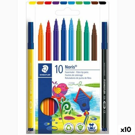 Ensemble de Marqueurs Staedtler Noris 326 Multicouleur (10 Unités): Plus de 300.000 produits de grandes marques en vente directe