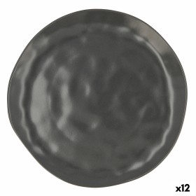 Assiette plate Bidasoa Cosmos Céramique Noir (Ø 26 cm) (12 Unités): Plus de 300.000 produits de grandes marques en vente directe