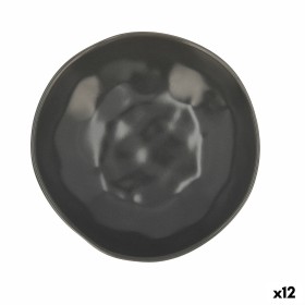 Assiette creuse Bidasoa Cosmos Céramique Noir (22 cm) (12 Unités): Plus de 300.000 produits de grandes marques en vente directe 