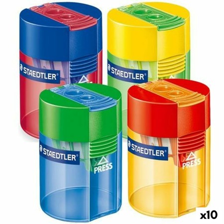 Taille-crayon Staedtler Multicouleur Avec réservoir Plastique (10 Unités): Plus de 300.000 produits de grandes marques en vente 