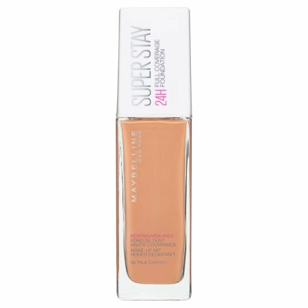 Base de maquillage liquide Superstay Maybelline Full Coverage 58-true caramel (Reconditionné A+): Plus de 300.000 produits de gr