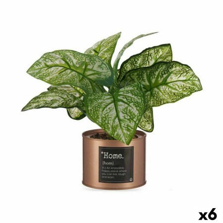 Plante décorative Ibergarden Home Métal Plastique Cannette 26 x 26 x 26 cm Cuivre (6 Unités): Plus de 300.000 produits de grande