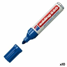 Marqueur permanent Edding 550 Bleu (10 Unités): Plus de 300.000 produits de grandes marques en vente directe à prix usine sur ca
