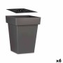 Pot auto-arrosant Ibergarden 87949 Gris Plastique 37 x 51 x 37 cm (6 Unités): Plus de 300.000 produits de grandes marques en ven
