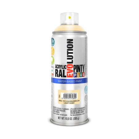 Peinture en spray Pintyplus Evolution RAL 1015 400 ml Base d'eau Light Ivory: Plus de 300.000 produits de grandes marques en ven